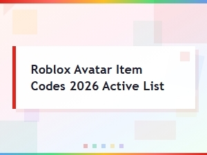 Roblox Avatar Item Codes 2026: Active List of Free Items and Accessories